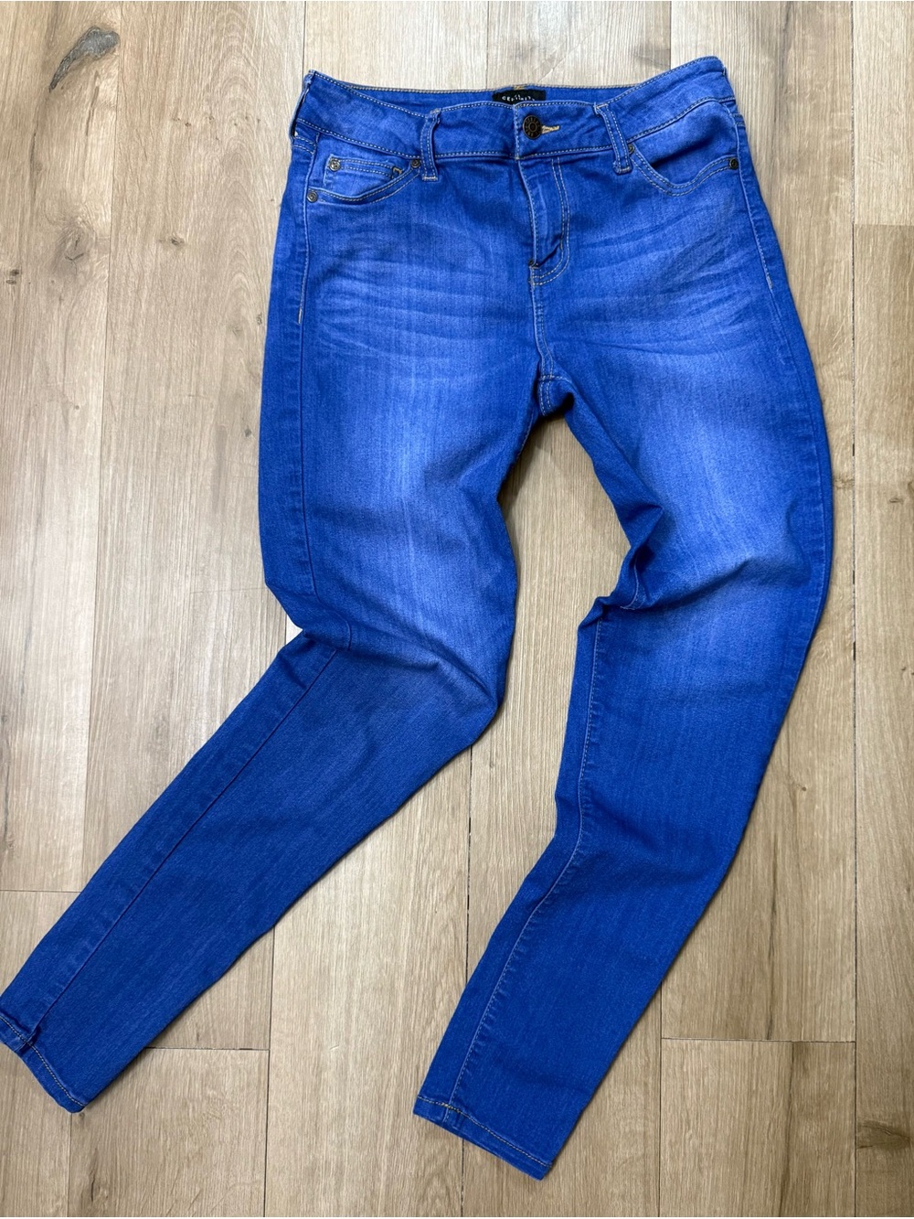 Celebrity Pink Women's Blue Skinny Jeans